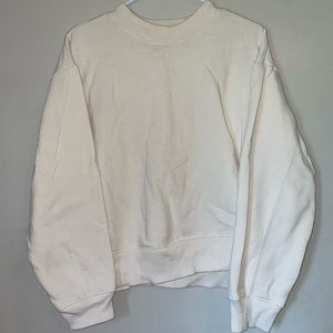 A New Day White Crewneck